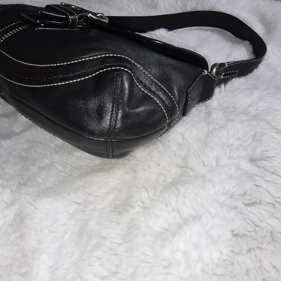 Coach Y2K Soho Black Leather Shoulder Bag - Picture 5 of 13